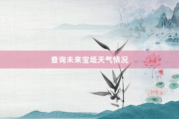 查询未来宝坻天气情况